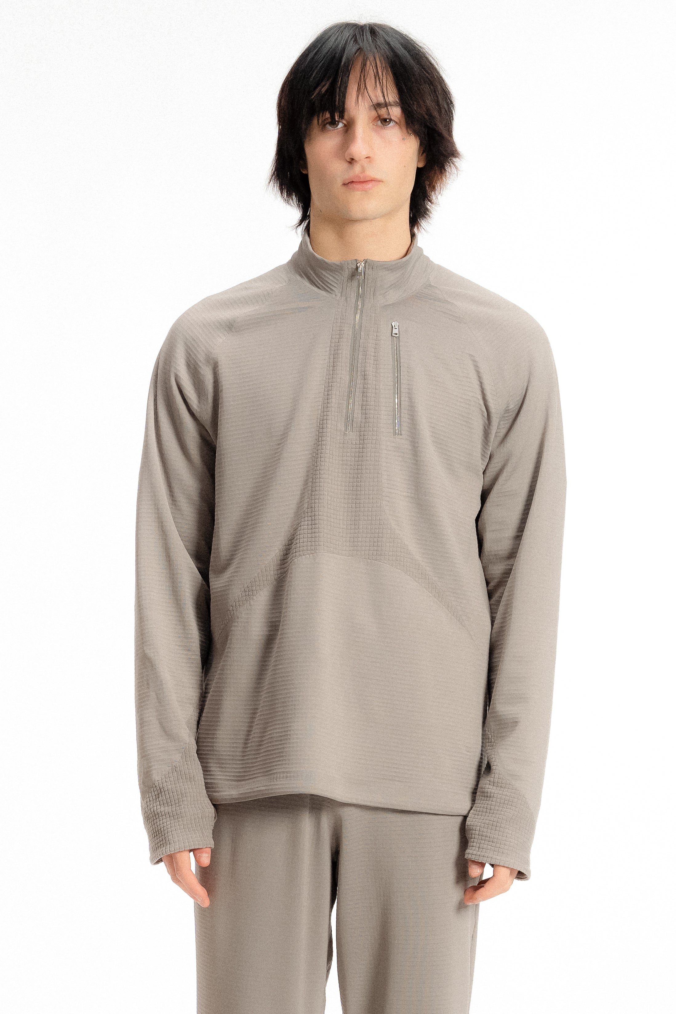 TRISPIKE Air Grid™ Half Zip Men Steeple Grey – PAG-NKW